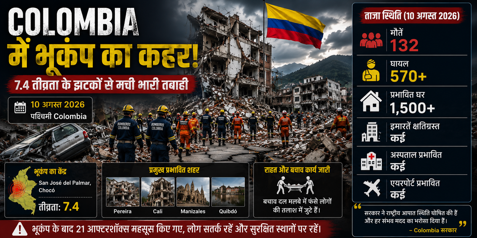 Colombia Earthquake