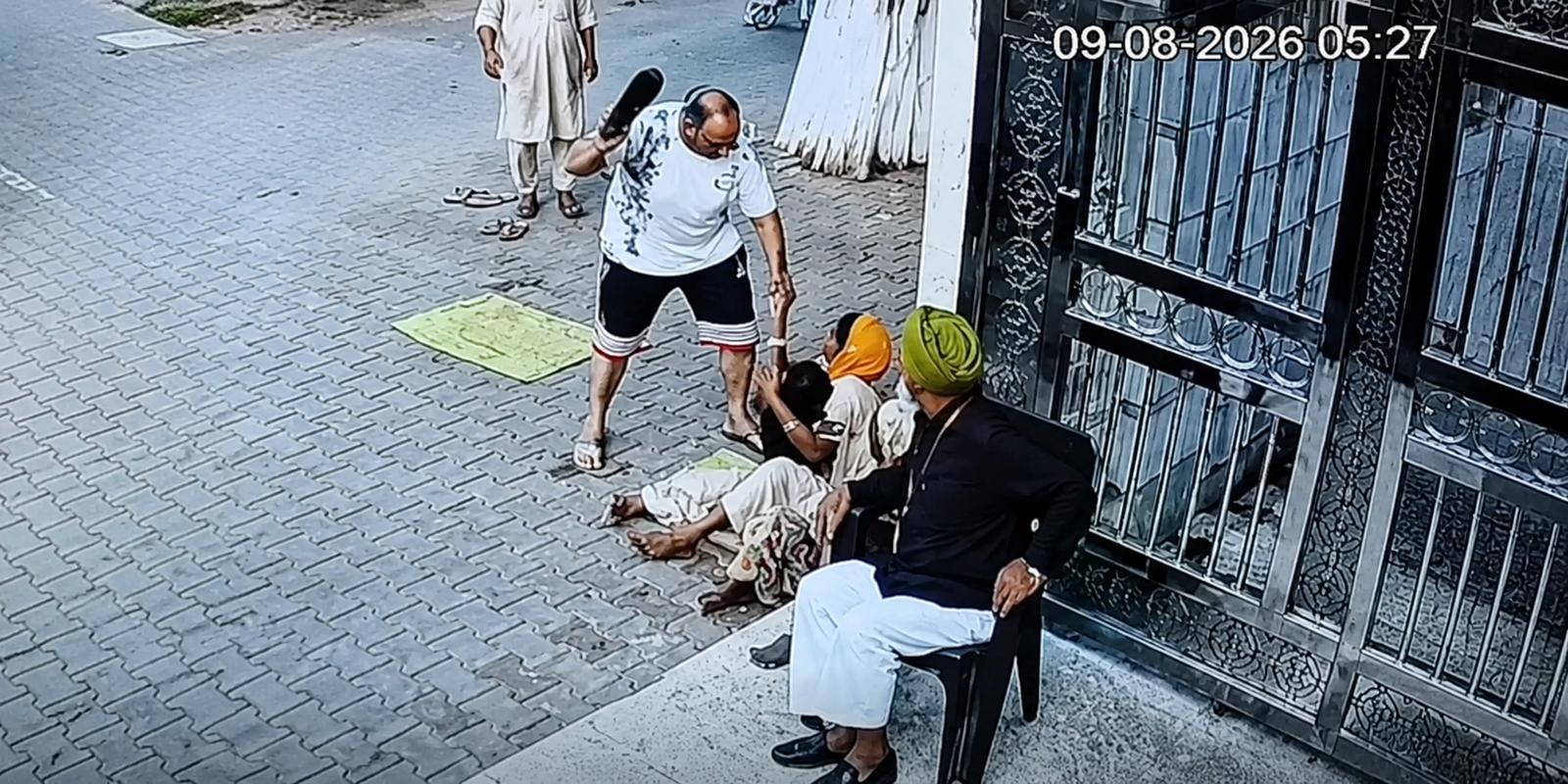Man Hits Woman