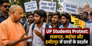 UP Students Protest के बाद योगी सरकार सख्त, लखनऊ-महोबा-हमीरपुर के अफसरों पर पैनी नजर